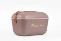 Kreher® Kühlbox Passive Kühlbox Kühltaschen Polar in Retro Vintage Design aus Kunststoff mit polystyrol (Airpop) thermische Isolierung (Mauve, 20 L)