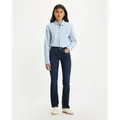 Levi's für Damen. 19632-0105 Jeans Shaper 315 navy (29/32), Lässig, Baumwolle, Denim, Marine
