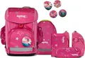 ergobag Schulranzen Cubo Light Set 6-teilig SternzauBär pink