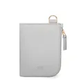 Audi collection Damen 3152400400 Minibörse Geldbörse Leder Brieftasche RFID-Schutz Wallet, grau