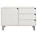 Tenzo Corner Anrichte Metall/Holzwerkstoff 118x43x77,5 cm - Schwarz