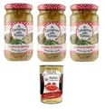 Le Conserve della Nonna- Crema di Carciofi Artischockencreme für Nudeln, Reis und Croutons 3x 190gr+ Italian Gourmet polpa 400g