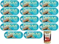 14x Delicius Filetti di Sgombro Grigliati al Naturale,Natürliche Gegrillte Makrelenfilets,reich an Omega 3,Hochwertiger Blauer Fisch,110g Dose + Italian Gourmet Polpa di Pomodoro 400g Dose