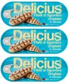 3x Delicius Natürliche Gegrillte Makrelenfilets Hochwertiger Blauer Fisch,110g