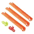 Hot Wheels Track Creator Straight Track Pack, 90 cm Speed Snap Track & 2 Adapter