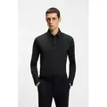 BOSS Businesshemd HANK Kentkragen, Slim Fit, Baumwoll-Mix mit Performance-Stretch schwarz 40