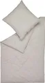 Esprit Flanell-Bettwäsche-Garnitur Cuno lightgrey Größe 155x220 cm + 80x80 cm