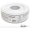 PremiumX 50m PROFI Koaxialkabel KUPFER 135dB 4-fach SAT Antennenkabel Koax-Kabel DVB-S / S2 DVB-C DVB-T BK Anlagen Satellitenkabel