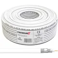 PremiumX 50m PROFI Koaxialkabel 135dB CU 4-fach Antennenkabel