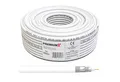PremiumX 50m PROFI Koaxial Kabel 135 dB 4-Fach geschirmt, REINES KUPFER TV-Kabel
