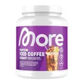MORE Protein Iced Coffee Decaff, 500g, Vanilla Chocolate Chip Cookie, entkoffeinierter Eiskaffee mit wertvollen Proteinen, wenig Zucker und Fett - made in Germany