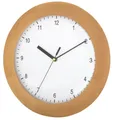 TFA 98.1065 Funkwanduhr Buche massiv 30 cm Funkuhr Wanduhr Funkzeit DCF-77 Uhr