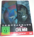CAPTAIN AMERICA CIVIL WAR 3D & 2D 2-DISC BLU-RAY STEELBOOK NEU OVP SEALED MARVEL