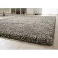 Steffensmeier Hochflor-Teppich Twilight, Rechteckig, Ragolle Hochflorteppich Shaggy Langflor grau Rechteckig | 80 cm x 230 cm
