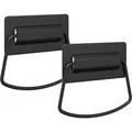 vidaXL Schrankgriffe 2 Stk Schwarz 85 x 45 mm Metall 864749