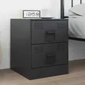 Vidaxl  Cabinet Handles  2 Pcs Black 85 X 45 Mm Metal