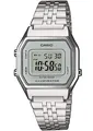 CASIO VINTAGE Chronograph LA680WEA-7EF, Quarzuhr, Armbanduhr, Damenuhr,Digitaluhr, Edelstahlarmband
