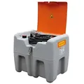 CEMO Mobile Dieseltankanlage Typ DT-Mobil Easy 210 l mit Elektropumpe12V, 40 l/min,Zapfpistole, Deckel