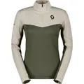 Scott Pullover W's Defined Light dust white/douglas green (7871) L