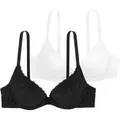 Dorina Push-up-BH Sonia (2-tlg) mit vorgeformten Cups schwarz 75