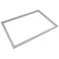 Emco Fußmatte Einbaurahmen für Aluminium Eingangsmatten 500/25, rechteckig, Höhe: 25 mm, Material: Aluminium, Größe: 1000 x 600 mm silberfarben 100 cm x 60 cm x 25 mm