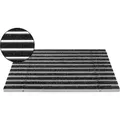 ACO Eingangsmatte Vario 22mm, Rips Anthrazit, 75x50cm - Grau