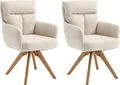 Home affaire Esszimmerstuhl Monaco (Set, 2 St), verschiedene Gestelle wählbar, Belastbar bis 120 Kg