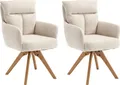 Esszimmerstuhl HOME AFFAIRE "Monaco", beige (creme, natur, creme), B:59cm H:92,5cm T:67,5cm, Stühle, Esszimmerstuhl, verschiedene Gestelle wählbar, Belastbar bis 120 Kg
