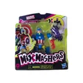 Marvel Avengers MixMashers: Captain America Mix and Match Actionfigur Blau NEU
