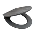 RIDDER Toilettendeckel Cement mit Soft-Close zementgrau  WC-Sitz,Toilettendeckel