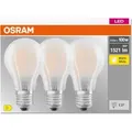 OSRAM HOMELIGHTING 4058075592513 LED (monochrome) EEC D (A - G) E-27 Pear shape 11 W = 100 W Warm white (Ø x L) 60 mm x 105 mm 3 pc(s)