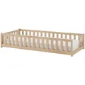 Kids Collective Bodenbett, Natur, Holz, 80x160 cm, Kinder- & Jugendzimmer, Kindermöbel, Kinderbetten, Kindereinzelbetten