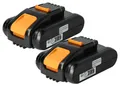 vhbw 2x Akku kompatibel mit AL-KO WR 2020 (113626) Werkzeug (2000 mAh, Li-Ion, 20 V)