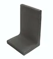 L-Steine schwarz / anthrazit, 80/50/50 cm 1.Sorte Winkelstützen unbewehrt