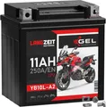 LANGZEIT YB10L-A2 Motorradbatterie GEL 12V 11Ah 250AEN 51112 YB10L-BS YB10L-B YB10L-B2