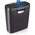 alpina Aktenvernichter – Papiershredder für Zuhause und Büro – Shredder Zerstört Kreditkarten – Zerkleinern Sie 6 A4-Blätter auf Einmal -...