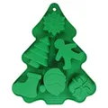 Nobby Silikon Backform Xmas für Hundesnacks grün 22x18 cm spülmaschinengeeignet