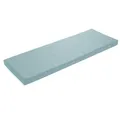 sleepling Bankauflage 200x40 cm türkis, Sitzkissen Outdoor & Indoor, Bankpolster, Bezug waschbar, Unterseite Antirutsch, Made in EU