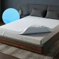Arensberger Matratzen Topper PREMIUM, 160x200cm, Gelschaum Matratzentopper, waschbarer Bezug, geeignet für Federkern & Schaumstoff Matratzen, Höh...