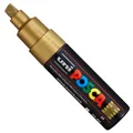 Uni Posca PC-8K Marker Gold Breite Meißelspitze 8mm Linie