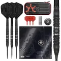 Star Wars Darth Vader Steeldarts aus 95% Tungsten, 22 g, mit schwarzen Swiss ...