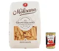 10x La Molisana Penne Rigate N.20 Bronze Pasta aus Hartweizengrieß 500g+Polpa