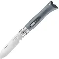 Opinel Taschenmesser Arbeitsmesser No 9 DIY Carbon Klappmesser Taschenm, Einhandmesser grau