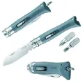 OPINEL No. 09 DIY Messer Taschenmesser Abisolierer - 2 Bits - Grau - Klappmesser