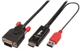 Lindy 41457 Kabel HDMI an VGA aktiv, 3m Stecker / Stecker