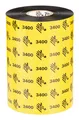 Zebra 3400 Wax/Resin - Schwarz - 102 mm x 450