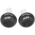 ODI Griffe ODI Endkappen Aluminium schwarz, mit Zapfen, F71APB, schwarz, Paar, F71APB
