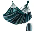 yourGEAR Hängematte Cebu Smaragd - Hängematte 220 x 160 cm 300 kg Baumwolle Tuchhängematte
