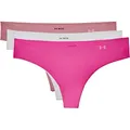 Under Armour Damen Ps Thong 3pack unterwaesche, Pink Elixir, M EU
