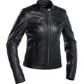 Richa Scarlett Damen Motorrad Lederjacke, schwarz, Größe 40